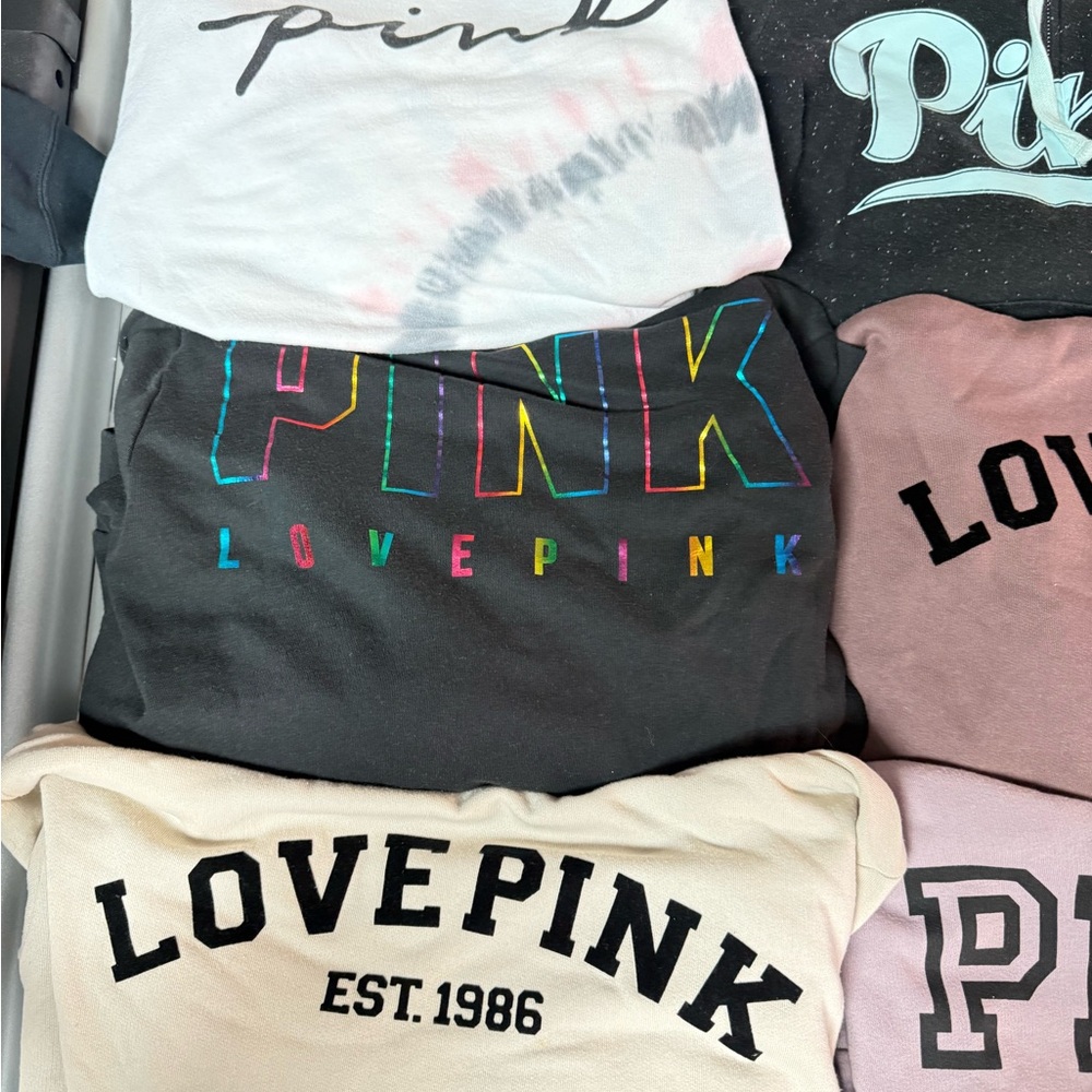 PINK Victoria's Secret Sweatshirt/Tshirt BUNDLE